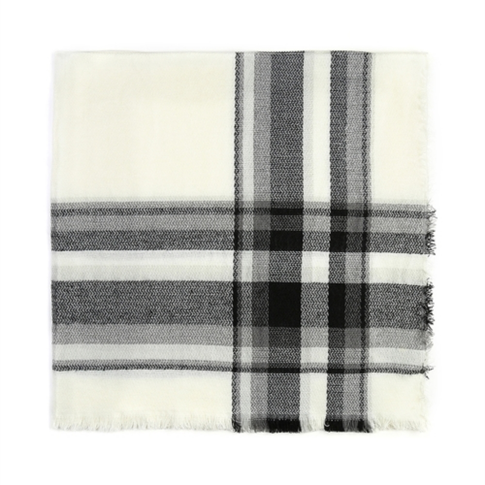 Plaid Blanket Scarf - Picture 6 of 6